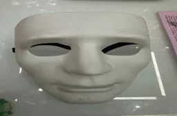 Full-Face Mask - Black & White wholesale product – Party Masks, SKU SN-270