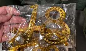 18th Birthday Gold / Silver Glasses wholesale product – Birthday Glasses, SKU SN-2003