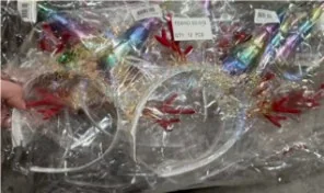 Reindeer Headband wholesale product – New Year Party Accessories, SKU SO-519