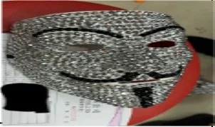 Deluxe Rhinestone V Mask wholesale product – Party Masks, SKU SO-277