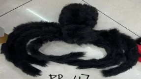 Large Furry Spider wholesale product – Spider & Web Decorations, SKU PP-617