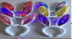 Light-Up Bunny Ear Headband wholesale product – Headbands, Crowns & Tiaras, SKU SG-29