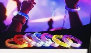 Flat Light-Up Bracelet wholesale product – Light-Up Party Accessories, SKU SN-239