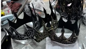 Deluxe King Crown wholesale product – Headbands, Crowns & Tiaras, SKU SN-55
