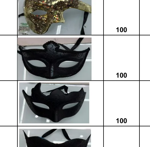 Mask wholesale product – Party Masks, SKU DB-290