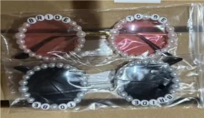 Deluxe Bride Glasses wholesale product – Bride & Groom Glasses, SKU SO-526