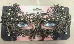 Pearl Lace Mask wholesale product – Party Masks, SKU DB-259