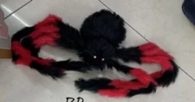 Large Furry Spider wholesale product – Spider & Web Decorations, SKU PP-618