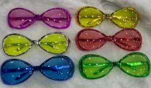 Oversized Oval Party Glasses wholesale product, SKU NR-7