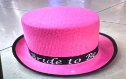 Pink Bride Hat wholesale product – Bride Hats & Headbands, SKU DB-331