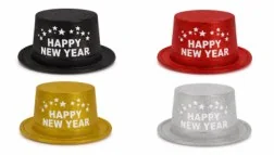 Happy New Year Ball Hat wholesale product – Christmas Tree Decorations, SKU DB-323