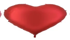 70" Matte Red Heart Foil Balloon wholesale product – Foil Balloons, SKU SN-812