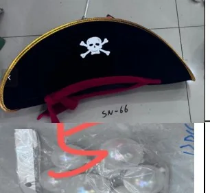 Pirate Hat wholesale product – Party Hats, SKU SN-66