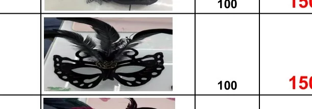Mask wholesale product – Party Masks, SKU DB-268