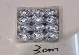 12-Piece 3 cm Mirrored Ball Set wholesale product – Christmas Tree Decorations, SKU DB-167
