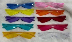 Bow-Tie Rimless Glasses wholesale product – Party Glasses, SKU NR-13