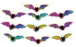 Glow-In-The-Dark Halloween Paper Decoration wholesale product – Halloween Decorations, SKU SO-360