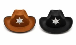 Sheriff Cowboy Hat wholesale product – Party Hats, SKU DB-315