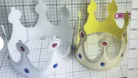 Fabric King Crown wholesale product – Headbands, Crowns & Tiaras, SKU PP-821