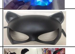Deluxe Catwoman-Style Mask wholesale product – Party Masks, SKU DB-256