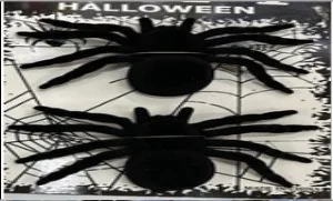 2-Piece Spider Set wholesale product – Spider & Web Decorations, SKU PP-655