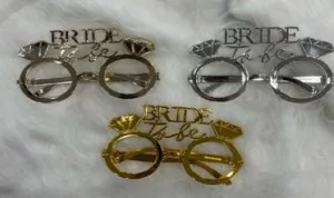 Lensless Bride Glasses wholesale product – Bride & Groom Glasses, SKU NR-3