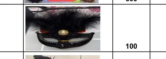 Mask wholesale product – Party Masks, SKU DB-266