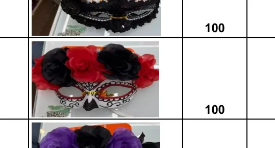Frida Kahlo Mask wholesale product – Party Masks, SKU DB-271