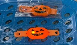 Light-Up Pumpkin Bracelet wholesale product – Pumpkin Decorations, SKU DB-241