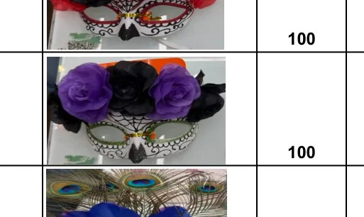 Frida Kahlo Mask wholesale product – Party Masks, SKU DB-272
