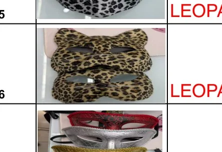 Leopard Cat Mask wholesale product – Party Masks, SKU DB-286