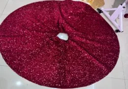 Sequin Christmas Tree Skirt 120 cm 3 Colors wholesale product – Christmas Tree Skirts, SKU DB-164